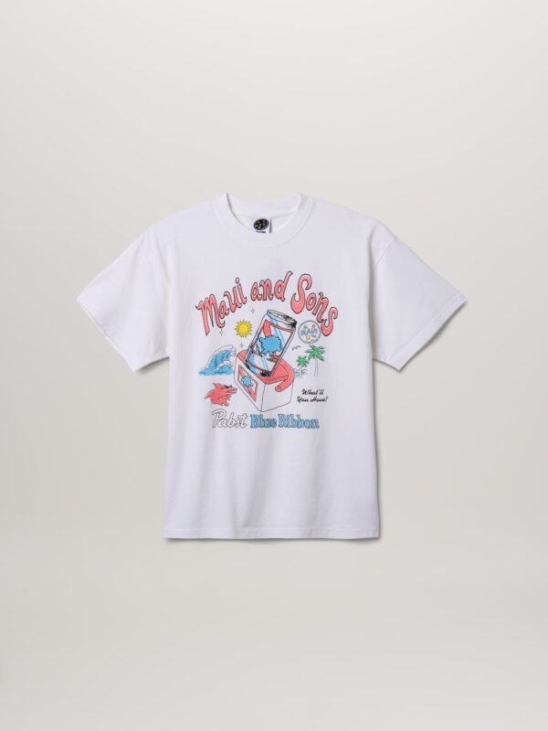 Maui And Sons x Pabst Blue Ribbon Cooler T-shirt