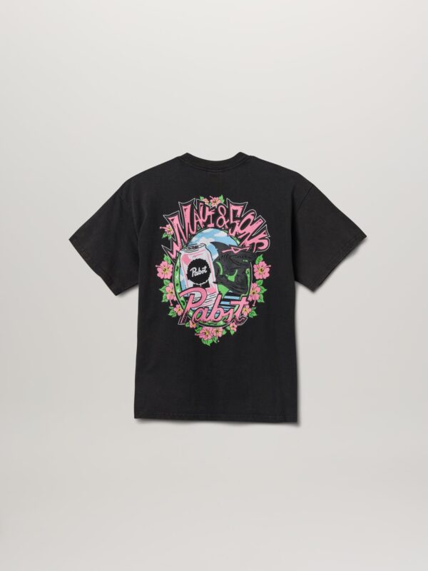 Maui And Sons x Pabst Blue Ribbon Shark Can T-Shirt